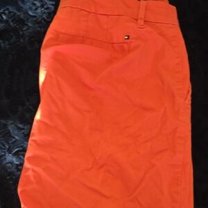 Tommy Hilfiger Vibrant Orange Skirt